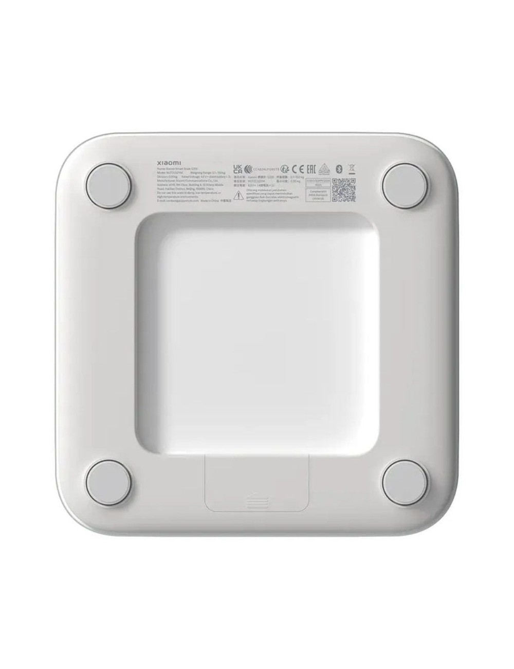 Báscula de Baño Xiaomi Smart Scale S200/ Hasta 150kg/ Blanca
