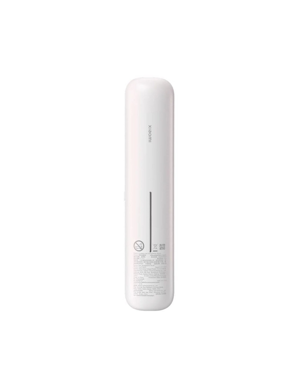 Cepillo Alisador para el Pelo Xiaomi Cordless Hair Straightener Brush/ Blanco