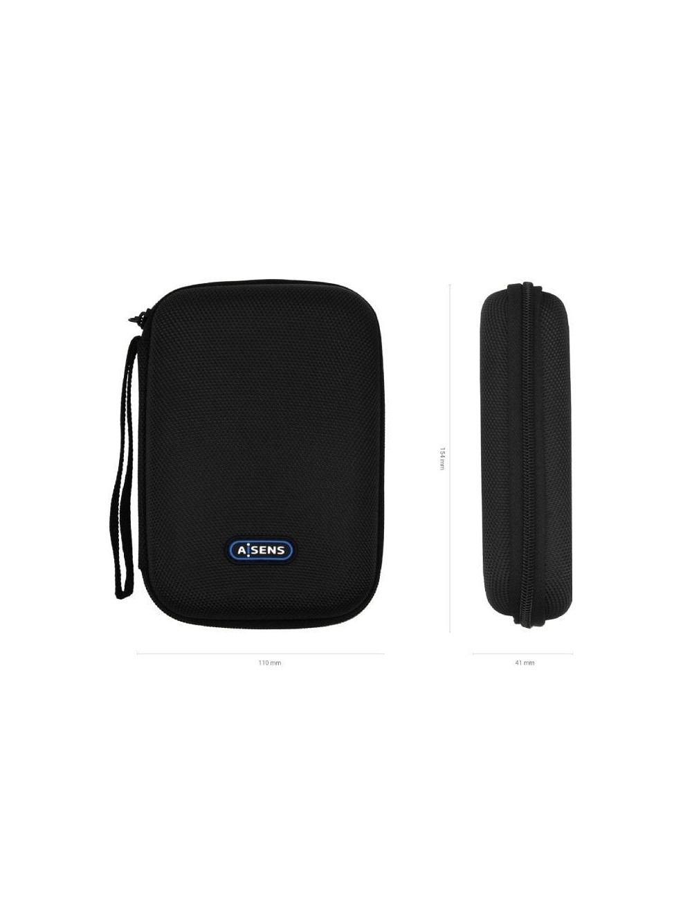 Funda para Disco Externo de 2.5' Aisens ASBG-003-BK/ Negra