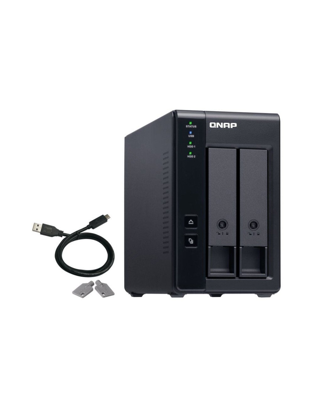 DAS QNAP TR-002/ 2 Bahías 3.5'- 2.5'/ Formato Torre