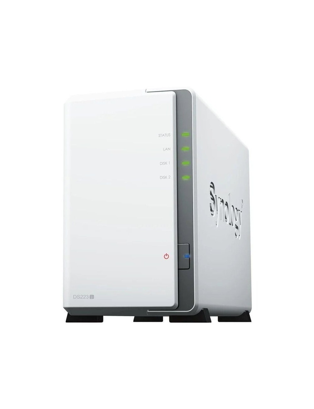 NAS Synology Diskstation DS223J/ 2 Bahías 3.5'- 2.5'/ 1GB DDR4/ Formato Torre