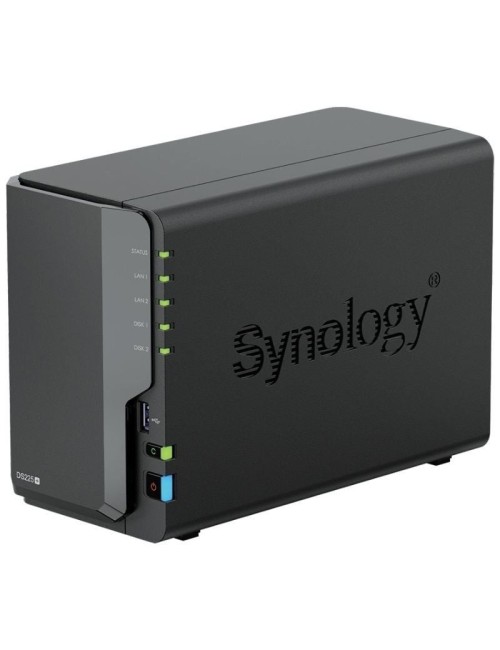NAS Synology Diskstation DS225+/ 2 Bahías 3.5'- 2.5'/ 2GB DDR4/ Formato Torre