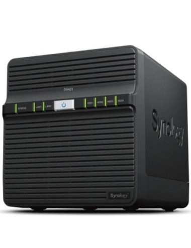 NAS Synology Diskstation DS423/ 4 Bahías 3.5'- 2.5'/ 2GB DDR4/ Formato Torre