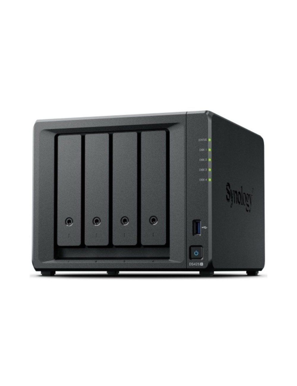 NAS Synology Diskstation DS425+/ 4 Bahías 3.5'- 2.5'/ 2GB DDR4/ 16TB/ Formato Torre