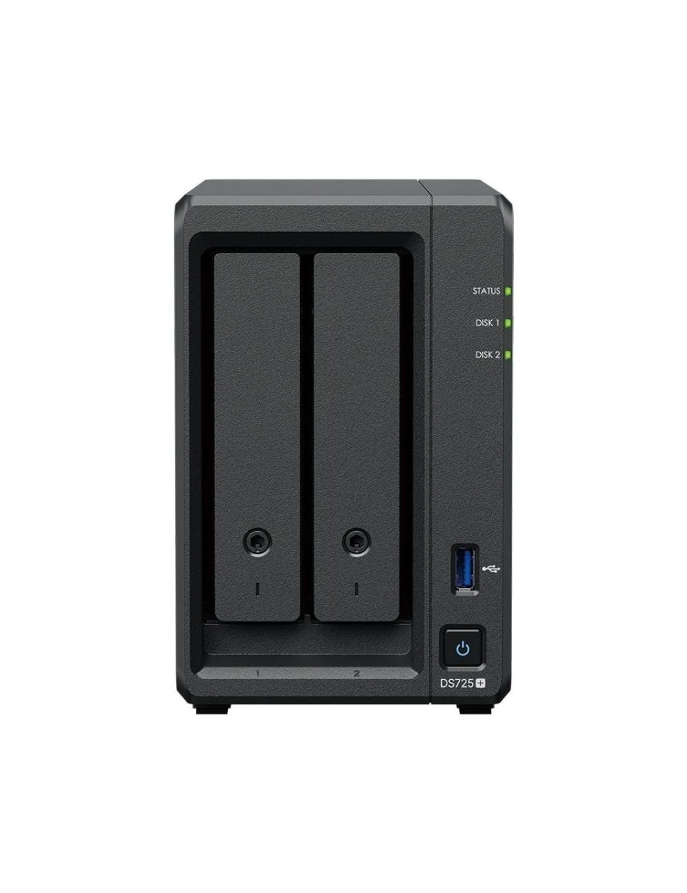 NAS Synology Diskstation DS725+/ 2 Bahías 3.5'- 2.5'/ 8GB DDR4/ Formato Torre
