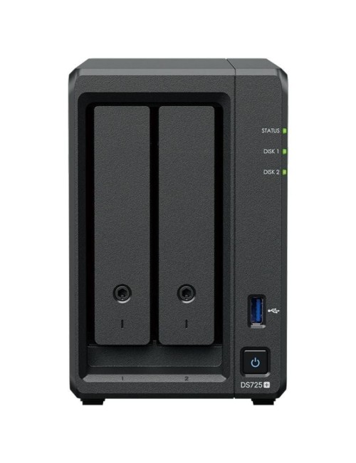 NAS Synology Diskstation DS725+/ 2 Bahías 3.5'- 2.5'/ 8GB DDR4/ Formato Torre