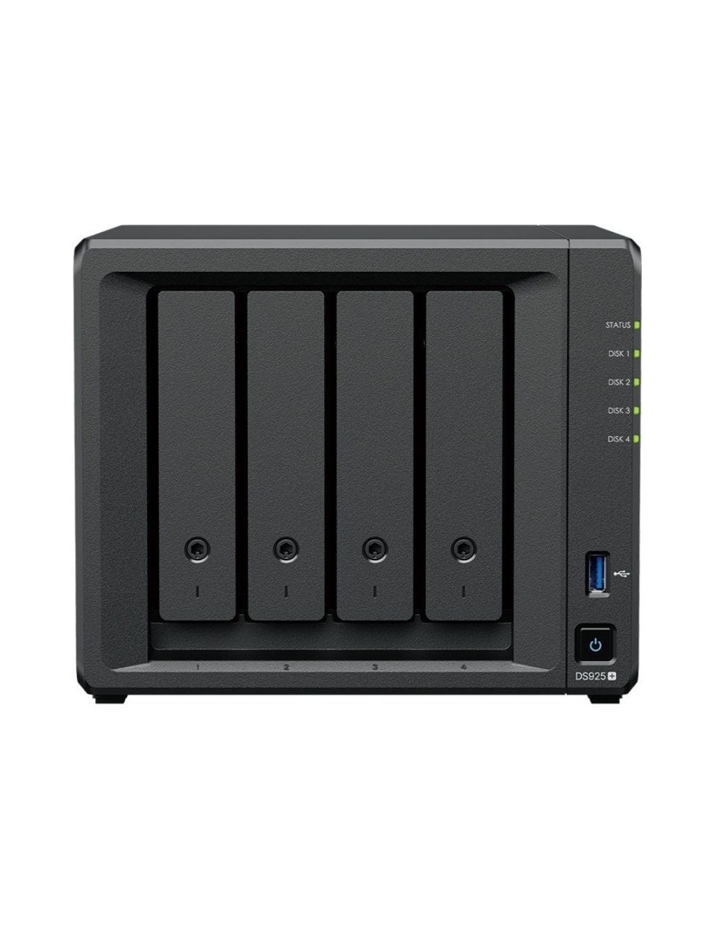 NAS Synology Diskstation DS925+/ 4 Bahías 3.5'- 2.5'/ 4GB DDR4/ Formato Torre
