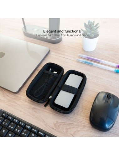 FUNDA PER DISC DUR EXTERN M.2 TOOQ - NEGRA