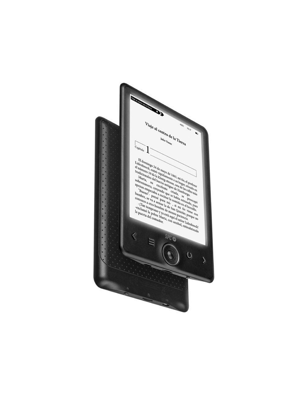 Libro Electrónico SPC Dickens Light 2/ 6'/ Tinta Electrónica/ Negro