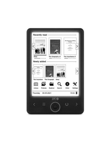 Libro Electrónico SPC Dickens Light 2/ 6'/ Tinta Electrónica/ Negro