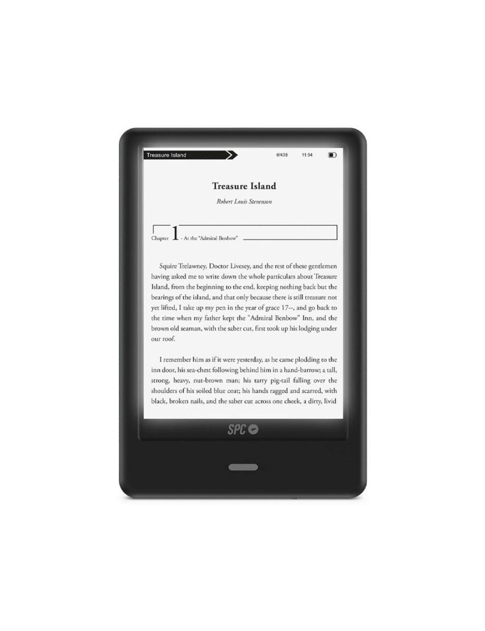 Libro Electrónico SPC Dickens Light 2 Pro/ 6'/ Tinta Electrónica/ Negro