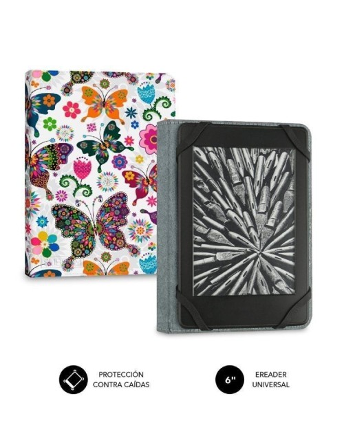 Funda para libro electrónico Subblim 1EC010 Clever Ebook Case 6' Mariposas