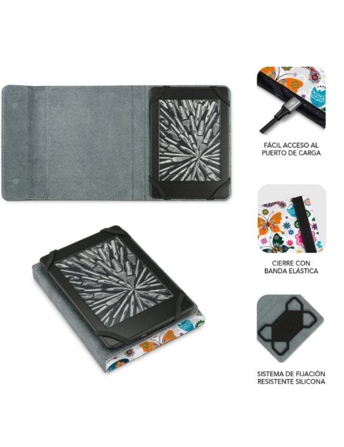 Funda para libro electrónico Subblim 1EC010 Clever Ebook Case 6' Mariposas