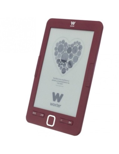 Libro Electrónico Ebook Woxter Scriba 195/ 6'/ Tinta Electrónica/ Rojo