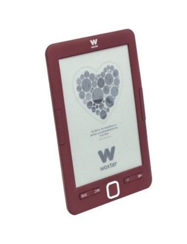 Libro Electrónico Ebook Woxter Scriba 195/ 6'/ Tinta Electrónica/ Rojo
