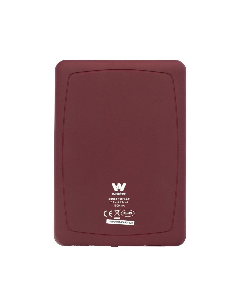 Libro Electrónico Ebook Woxter Scriba 195/ 6'/ Tinta Electrónica/ Rojo