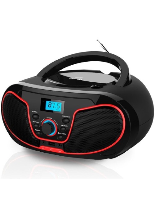 Radio CD Daewoo DW3013/ 4W/ Rojo