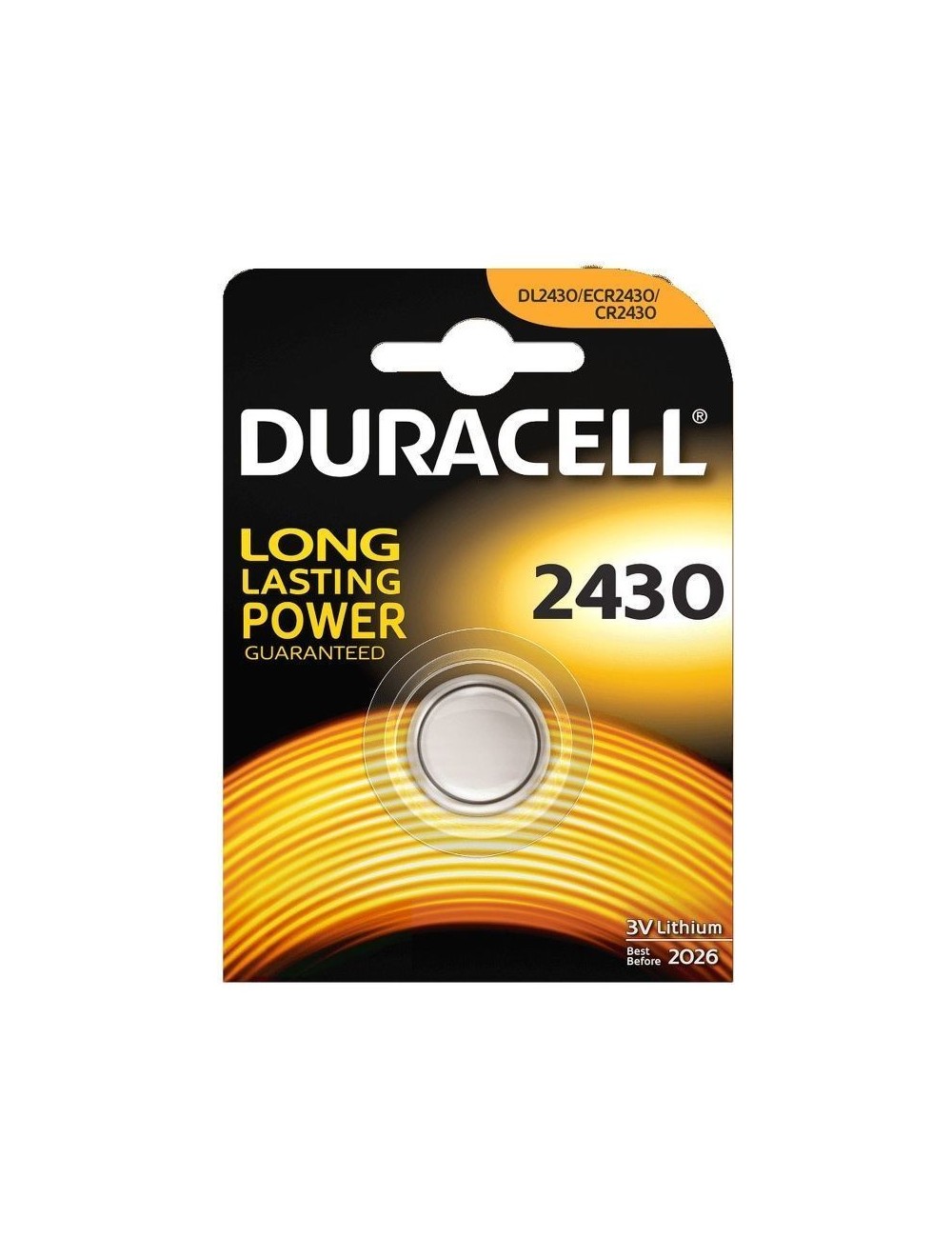 Pila de Botón Duracell CR2430/ 3V