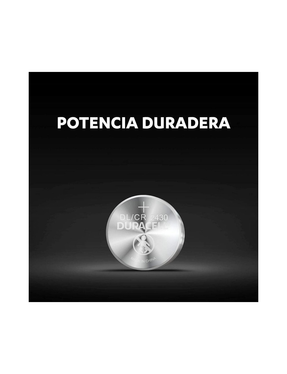 Pila de Botón Duracell CR2430/ 3V