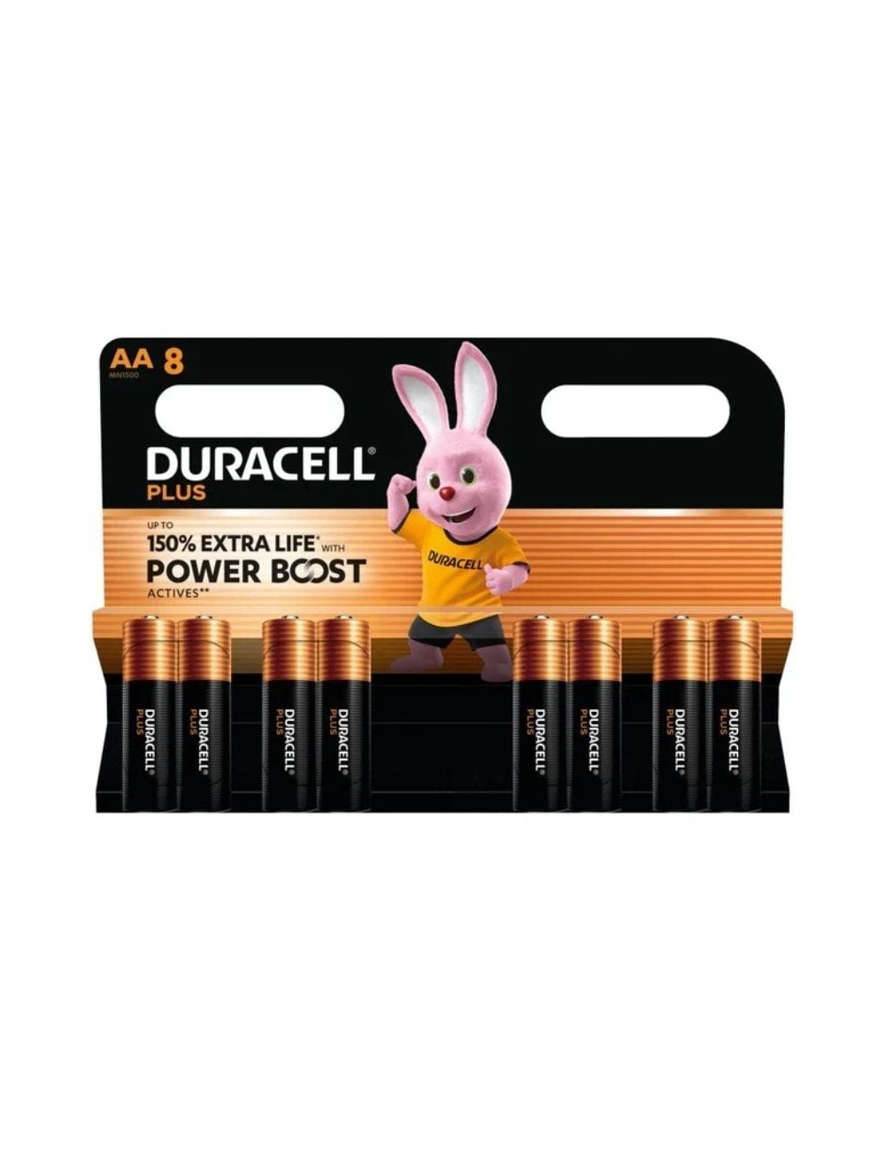Pack de 8 Pilas AA Duracell Plus Power Boost DPBLR6B8/ 1.5V/ Alcalinas