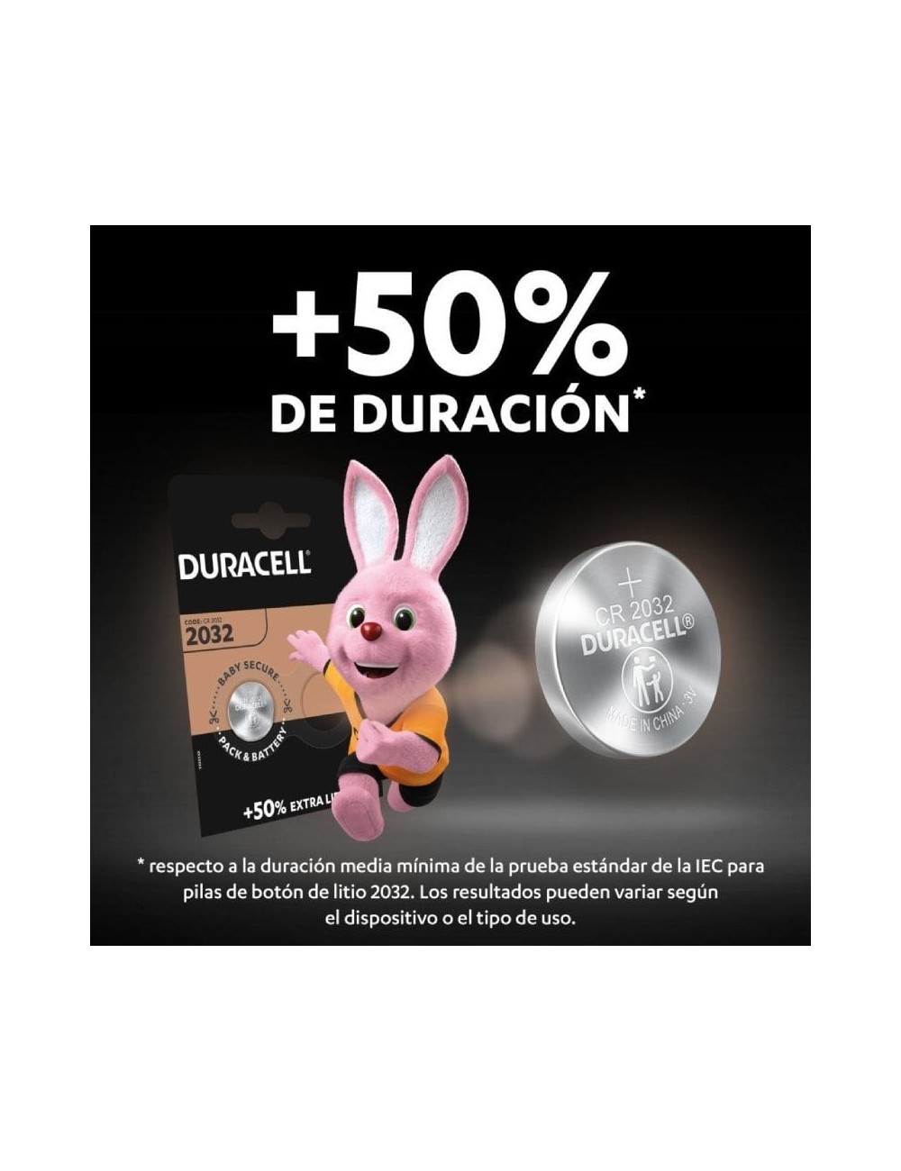 Pack de 5 Pilas de Botón Duracell DL2032B5/ 3V