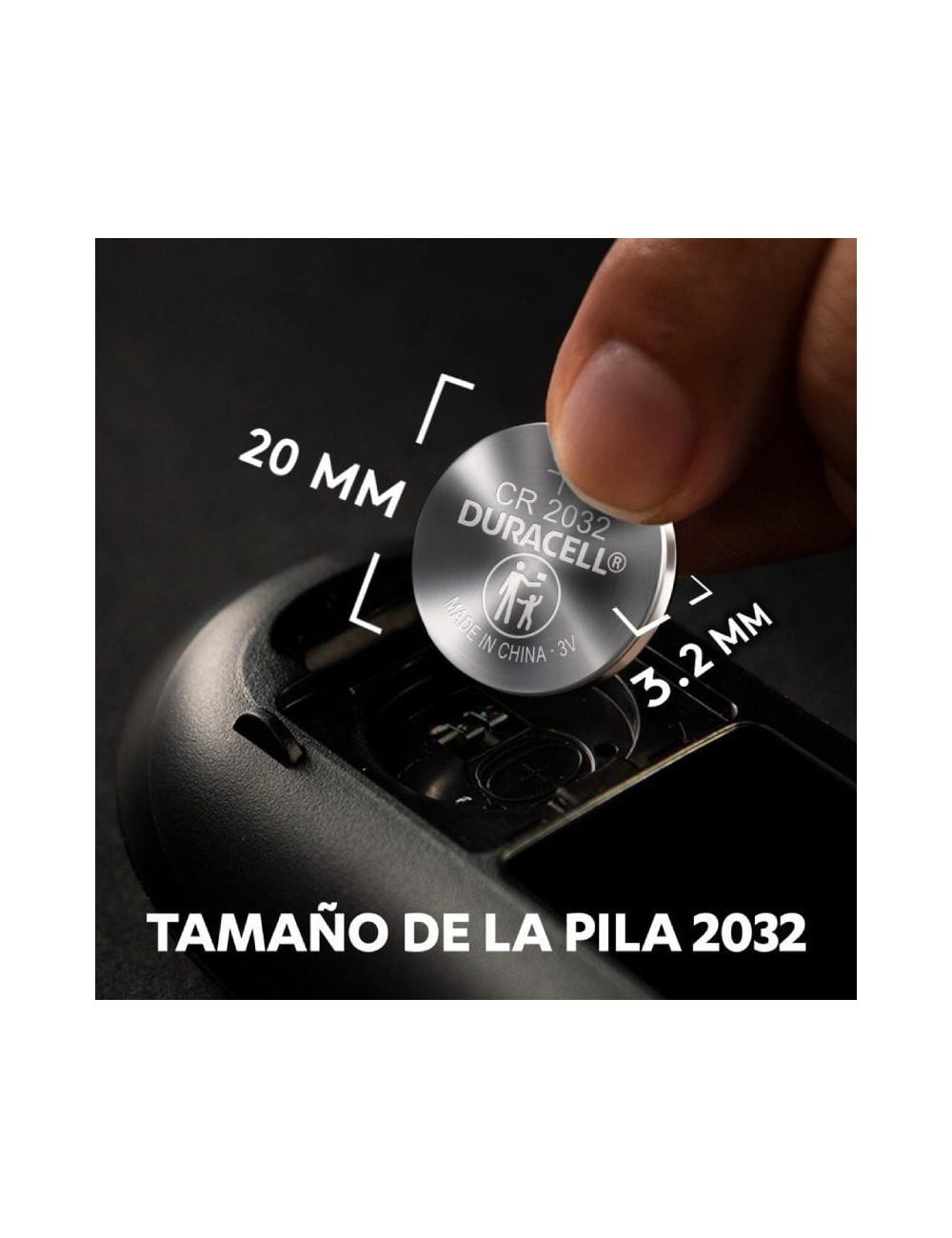 Pack de 5 Pilas de Botón Duracell DL2032B5/ 3V
