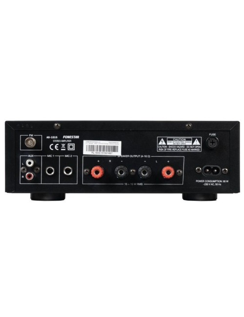 Amplificador estéreo Fonestar AS-1515/ 30W