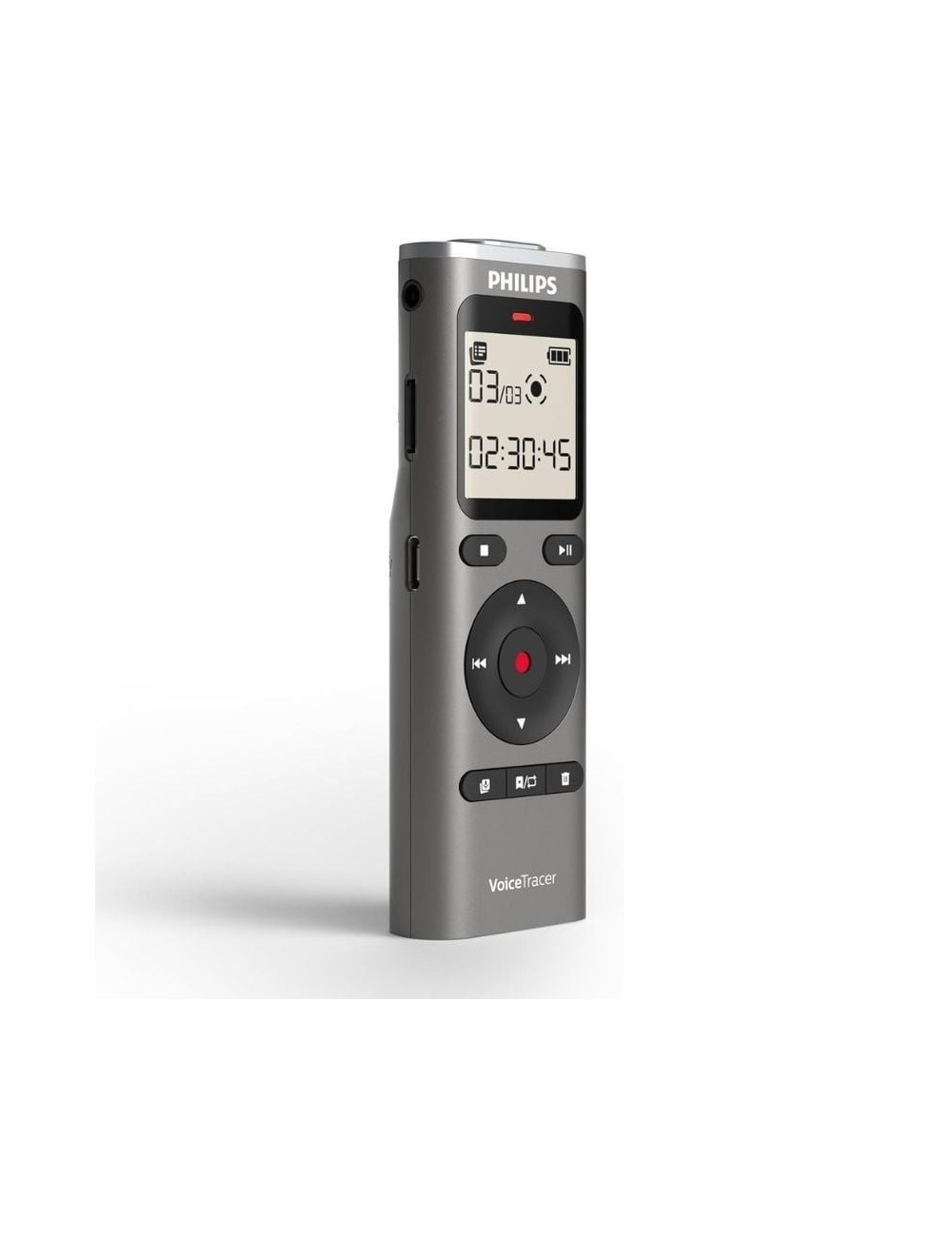 Grabadora de Voz Philips VoiceTracer DVT1170/ 20kHz/ Plata