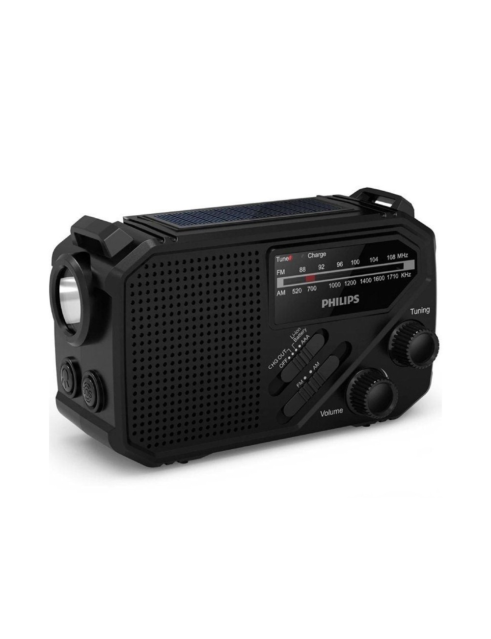 Radio Portátil Philips TAR1609/ Negra