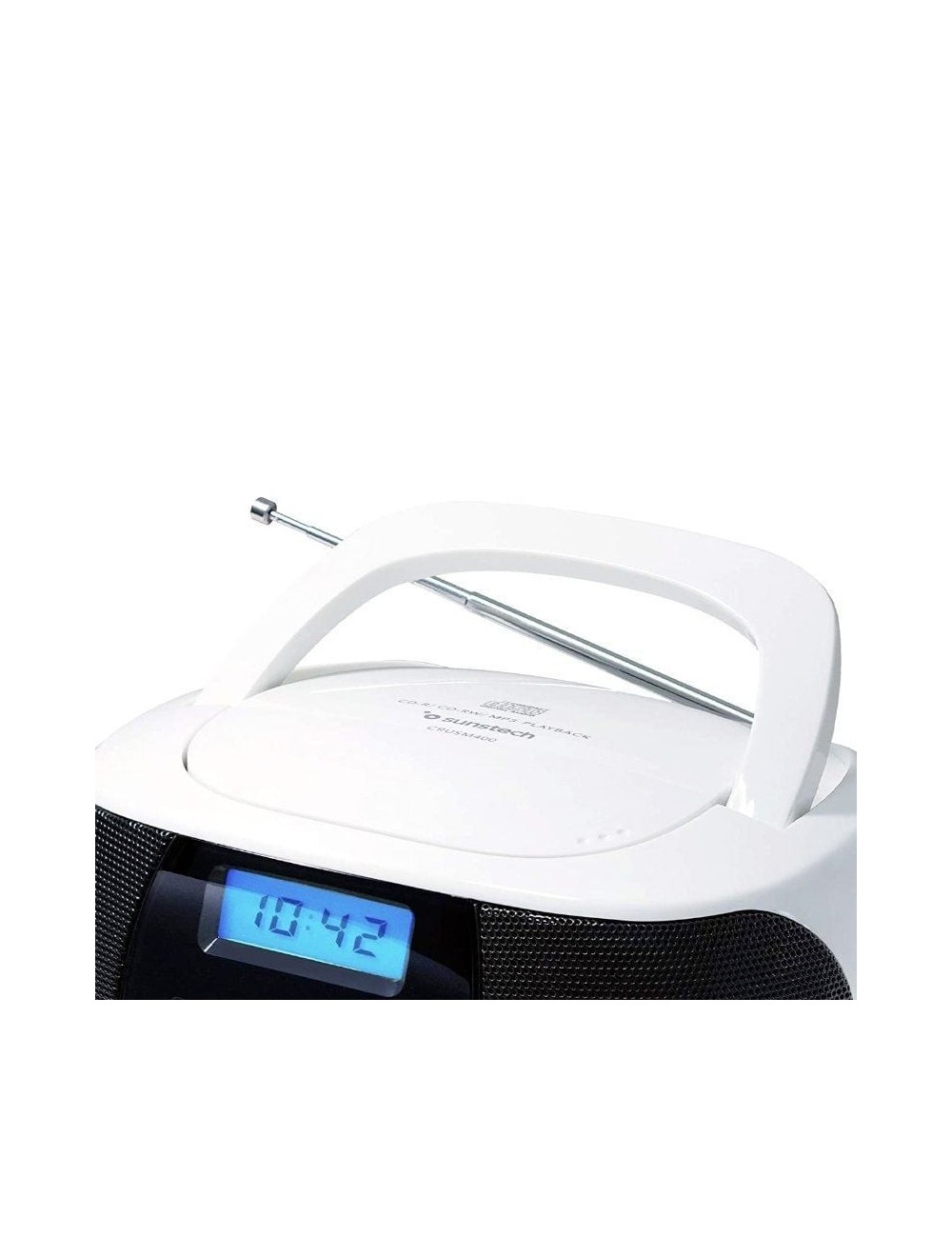 Radio CD Sunstech CRUSM400WT/ Blanca