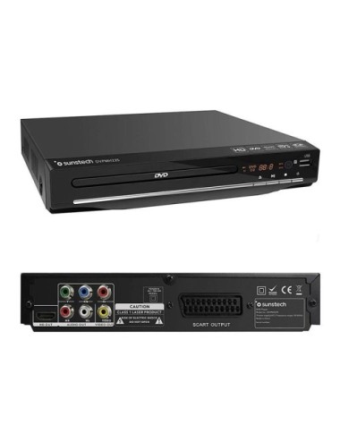 Reproductor DVD Sunstech DVPMH225BK
