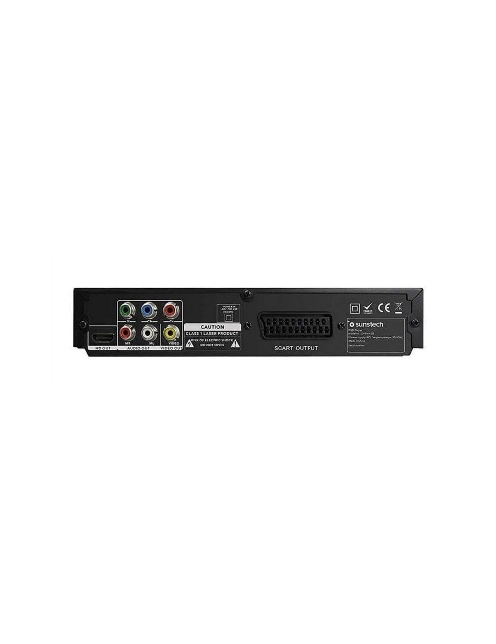 Reproductor DVD Sunstech DVPMH225BK