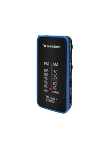 Radio Portátil Sunstech RPC6BL/ a Pilas/ Azul