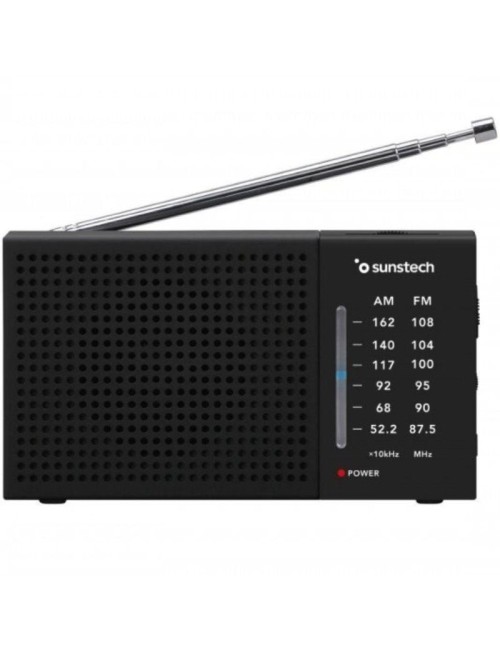 Radio Portátil Sunstech RPS412/ Negra