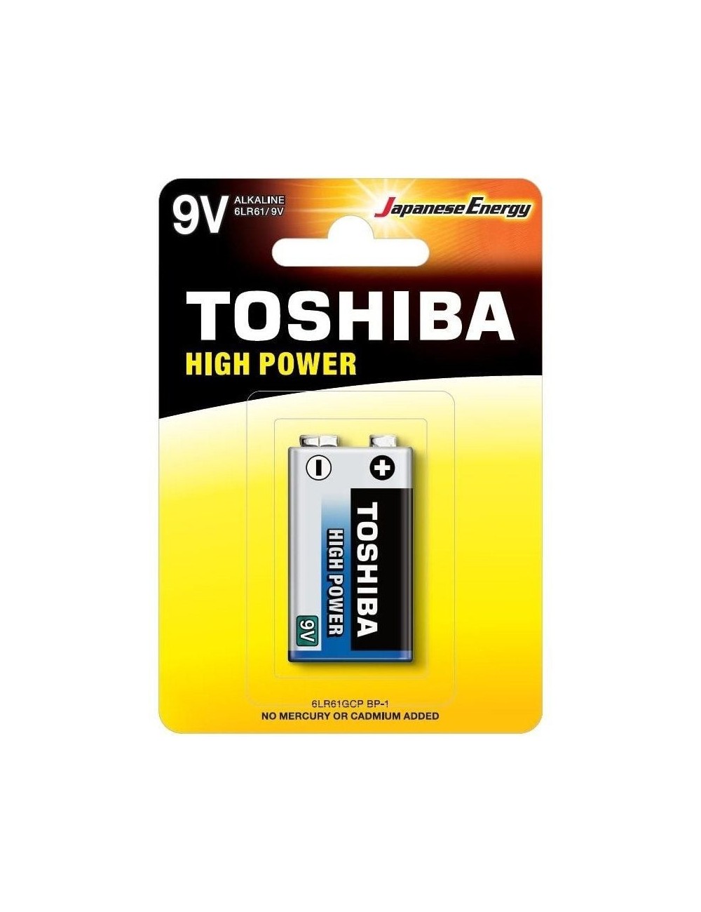 Pila 9V Toshiba 6LR61/ 9V/ Alcalina