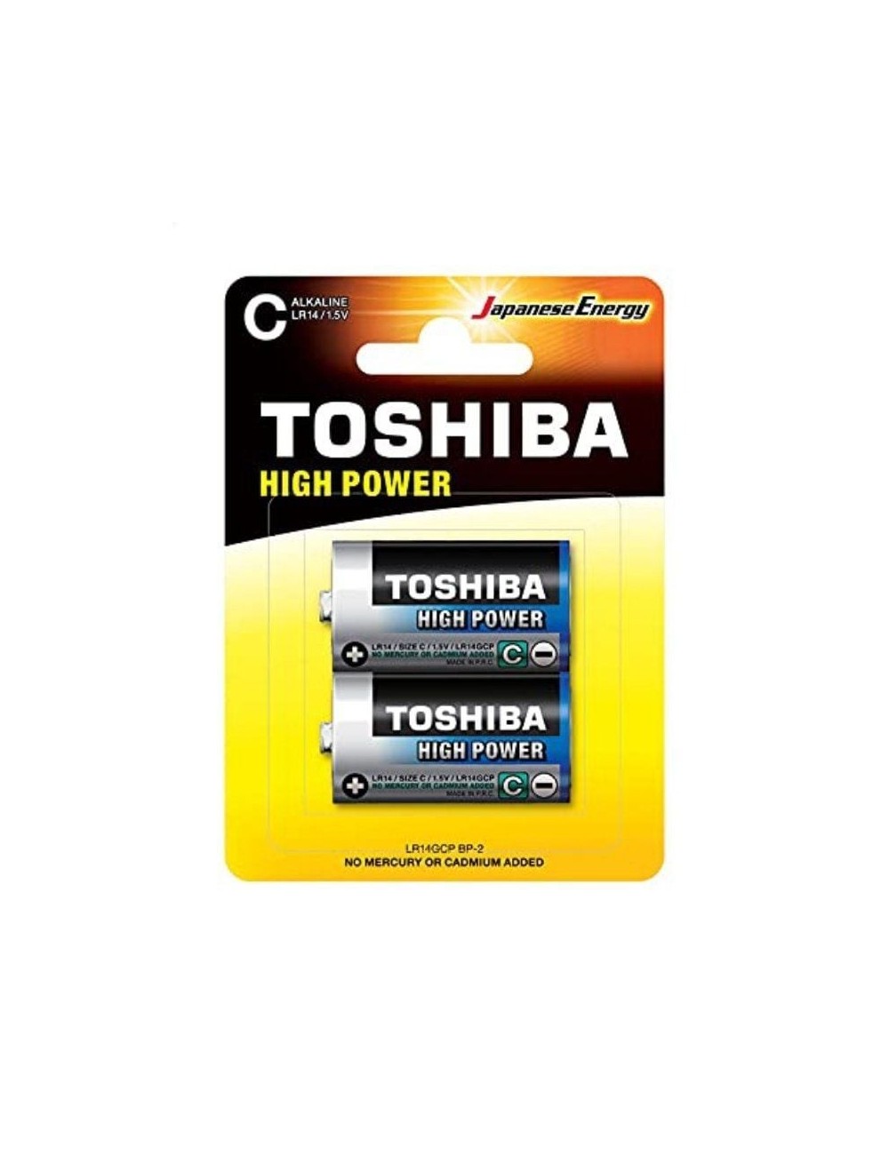 Pack de 2 Pilas C 2 Toshiba LR14/ 1.5V/ Alcalinas