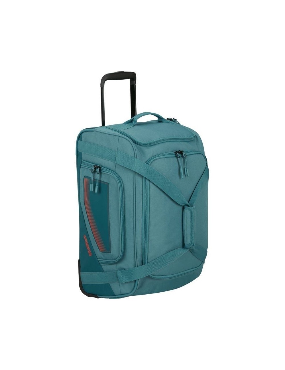 Bolsa de Viaje con Ruedas American Tourister City Racer S/ 55x35x25cm/ 2 Ruedas/ Azul Verdoso