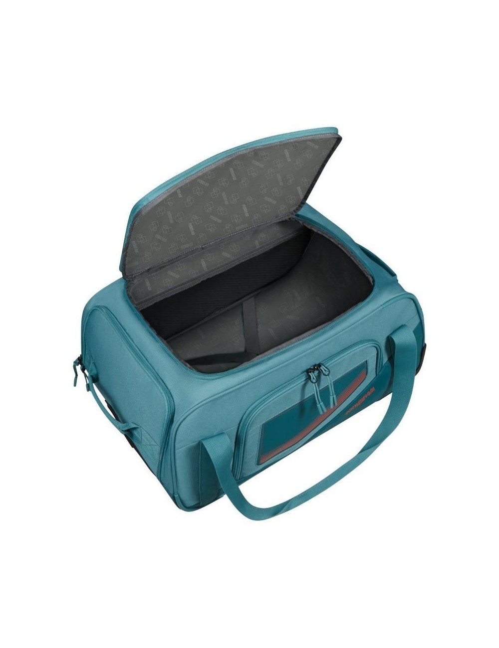 Bolsa de Viaje con Ruedas American Tourister City Racer S/ 55x35x25cm/ 2 Ruedas/ Azul Verdoso