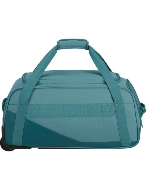 Bolsa de Viaje con Ruedas American Tourister City Racer S/ 55x35x25cm/ 2 Ruedas/ Azul Verdoso