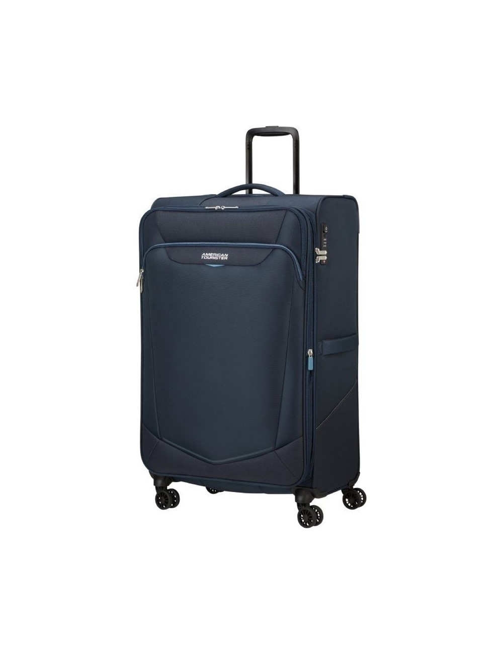 Maleta Grande American Tourister SummerRide Spinner 80cm/ 80x48x30cm/ 4 Ruedas/ Azul Marino