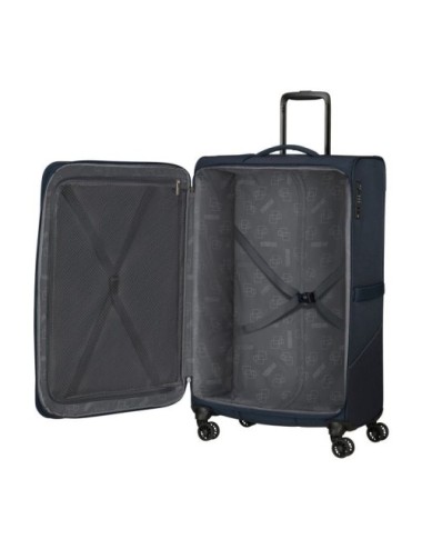 Maleta Grande American Tourister SummerRide Spinner 80cm/ 80x48x30cm/ 4 Ruedas/ Azul Marino