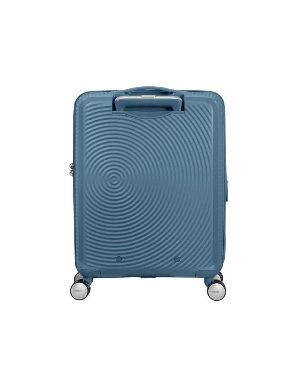 Maleta de Cabina American Tourister SoundBox Spinner 55cm/ 55x40x20cm/ 4 Ruedas/ Azul Piedra