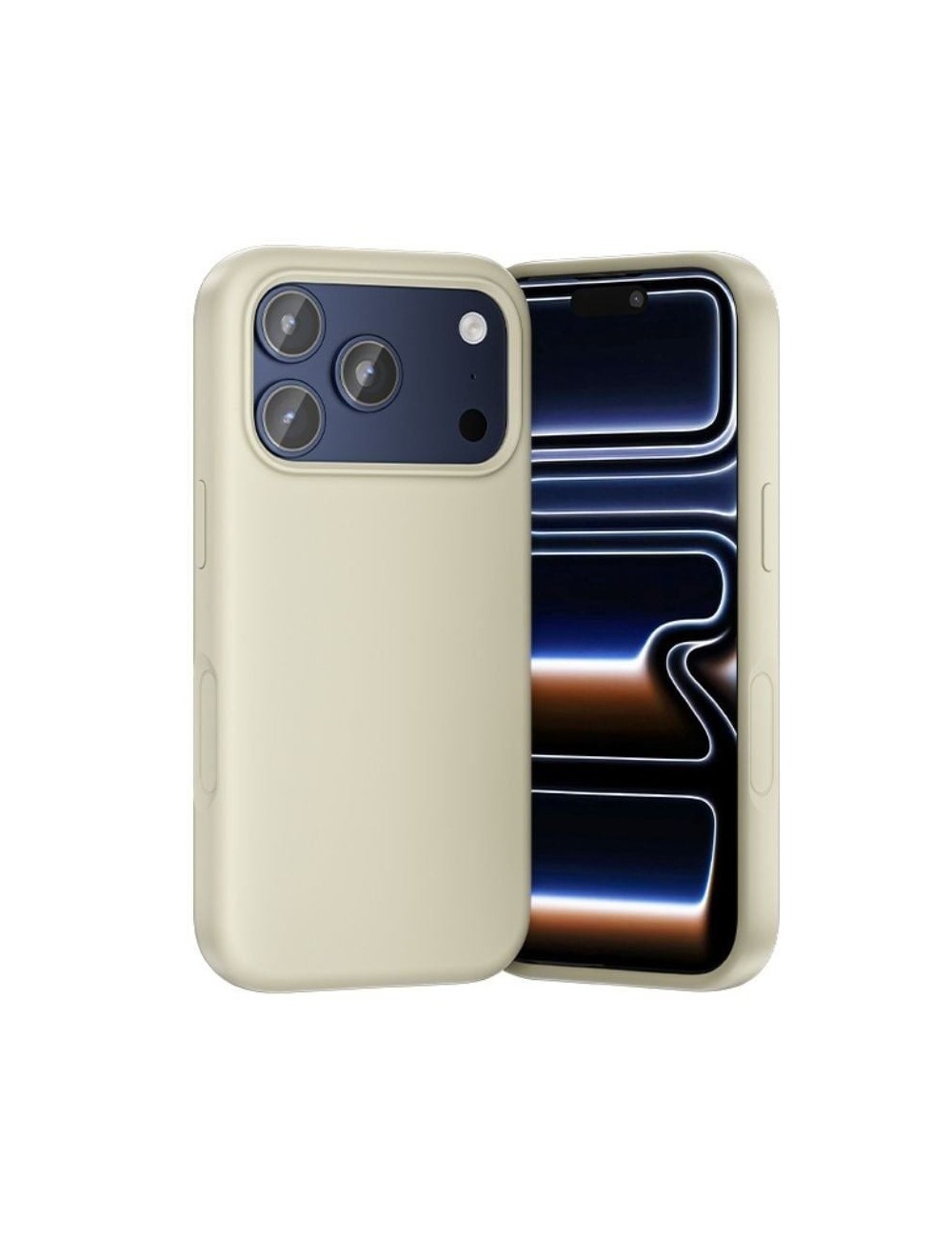 Funda Silicona con Magsafe Vention KVCNCD-40/ Compatible con iPhone 17 Pro Max/ Beige