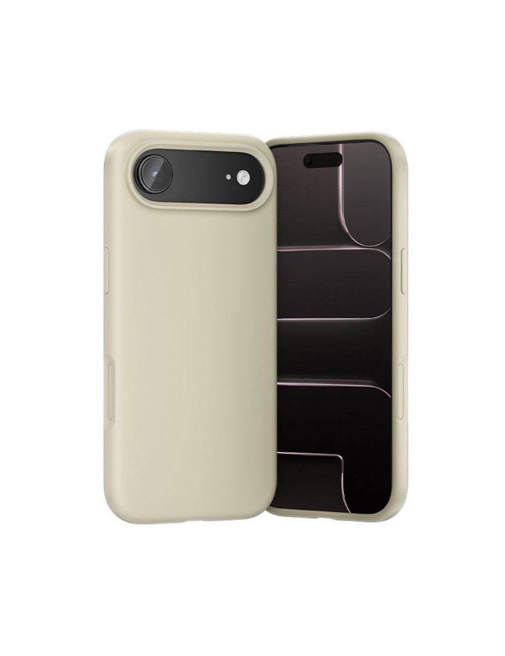 Funda Silicona con Magsafe Vention KVCNCG-20/ Compatible con iPhone Air/ Beige