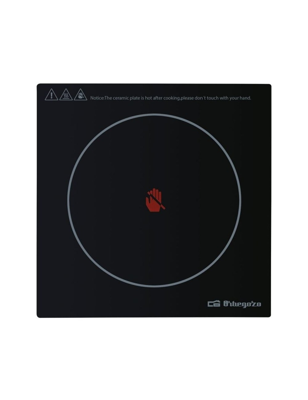 Vitrocerámica Orbegozo PCE 5000/ 1 placa 205mm/ 2000W