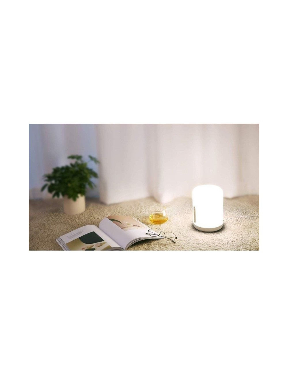 Lámpara Inteligente Xiaomi Mi Bedside Lamp 2 LED/ 9W/ WiFi