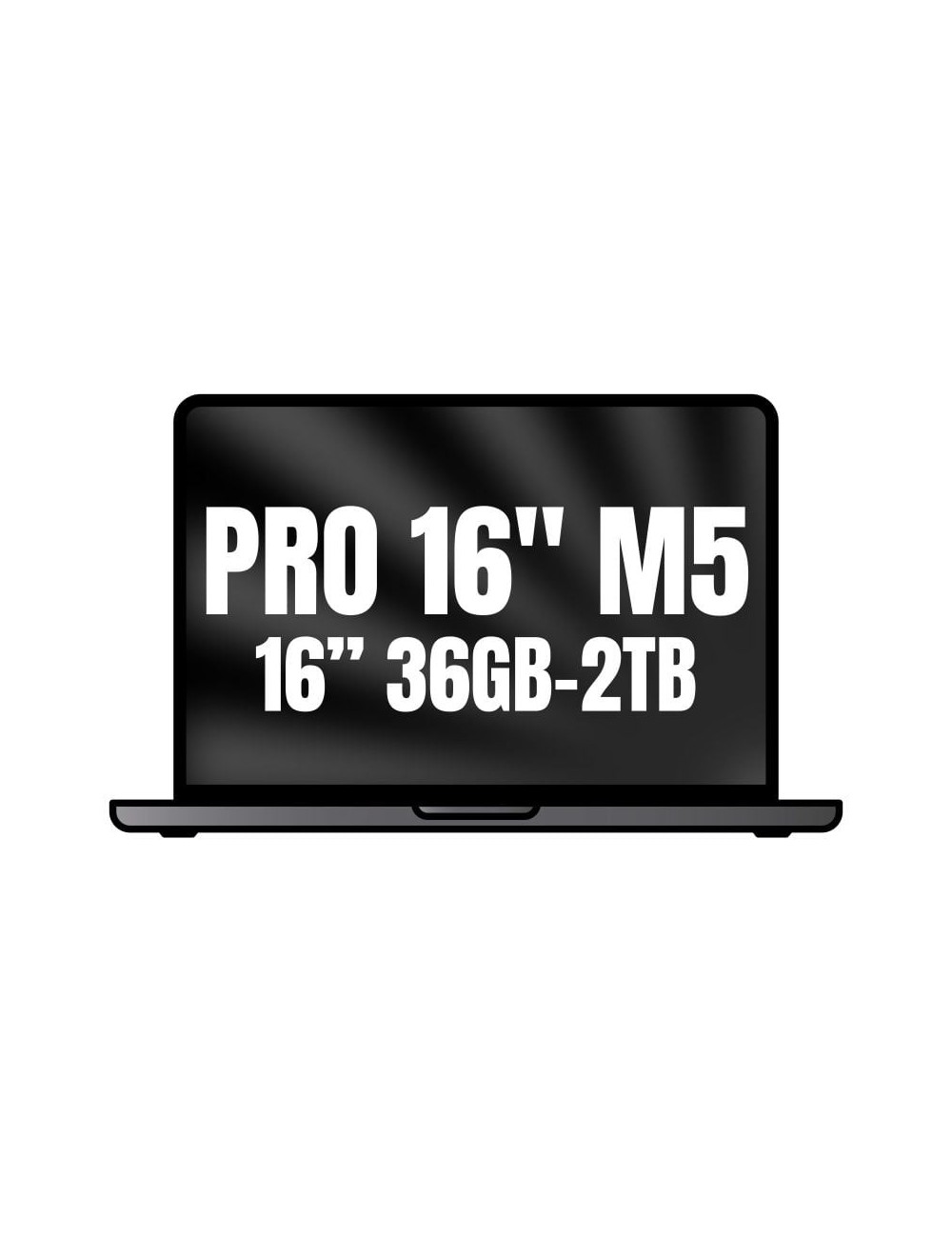 Apple Macbook Pro 16'/ M5 Max 18-Core CPU/ 36GB/ 2TB SSD/ 32-Core GPU/ Negro Espacial