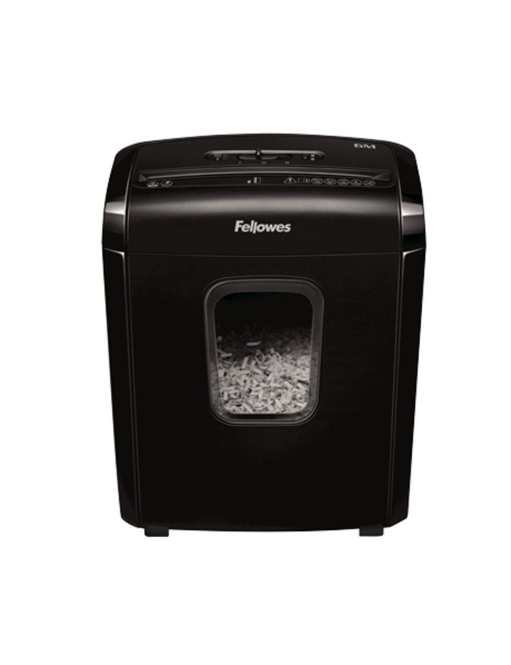 Destructora Fellowes 6M/ Minicorte de 4 x 12mm/ Negra