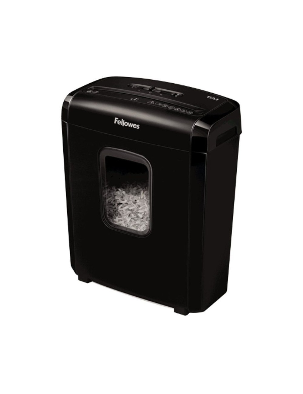 Destructora Fellowes 6M/ Minicorte de 4 x 12mm/ Negra
