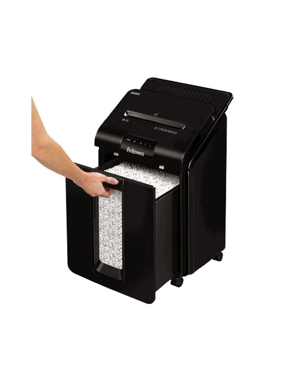 Destructora Fellowes AutoMax 100M/ Microcorte de 4 x 10mm/ Negra